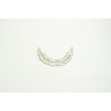 DOUBLE OAK LEAF FOR CAP (SILVER)